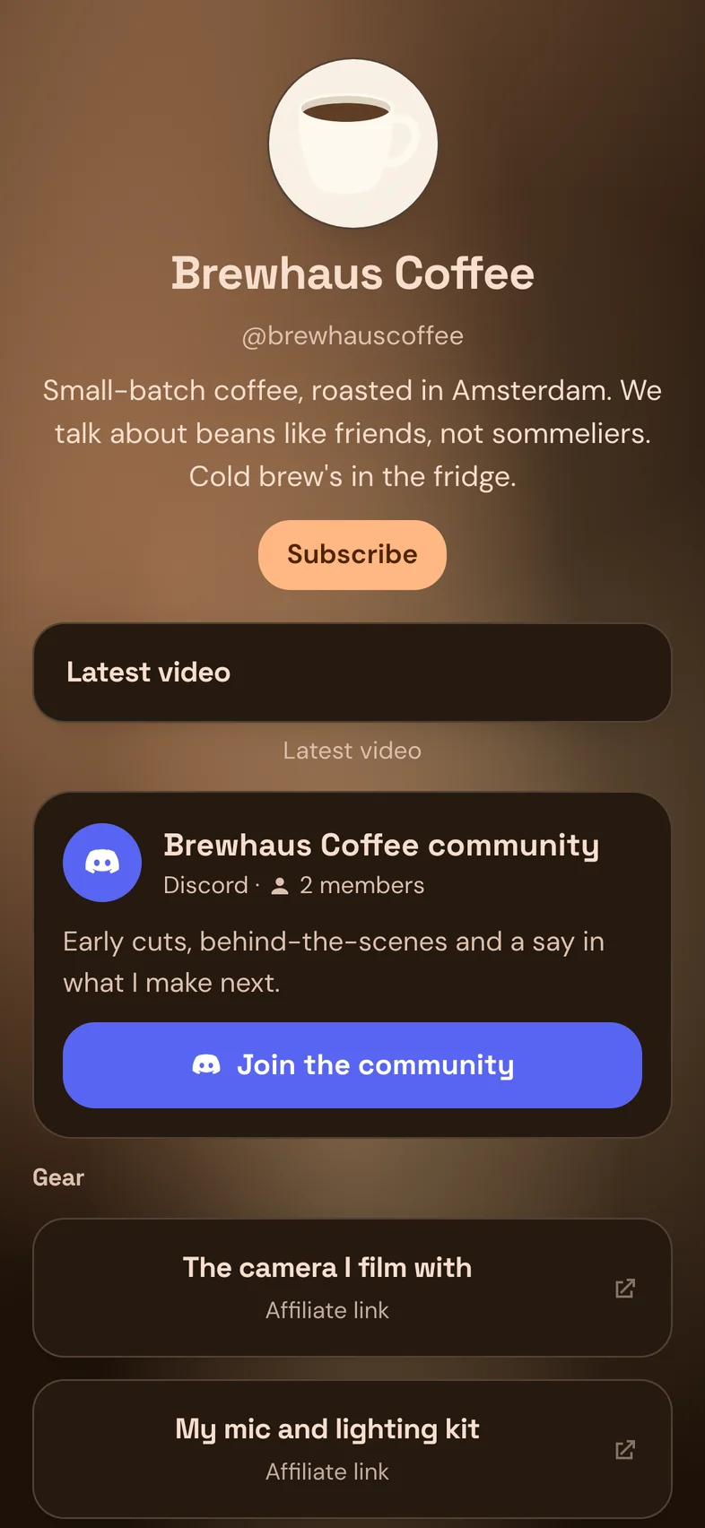Video Creator template